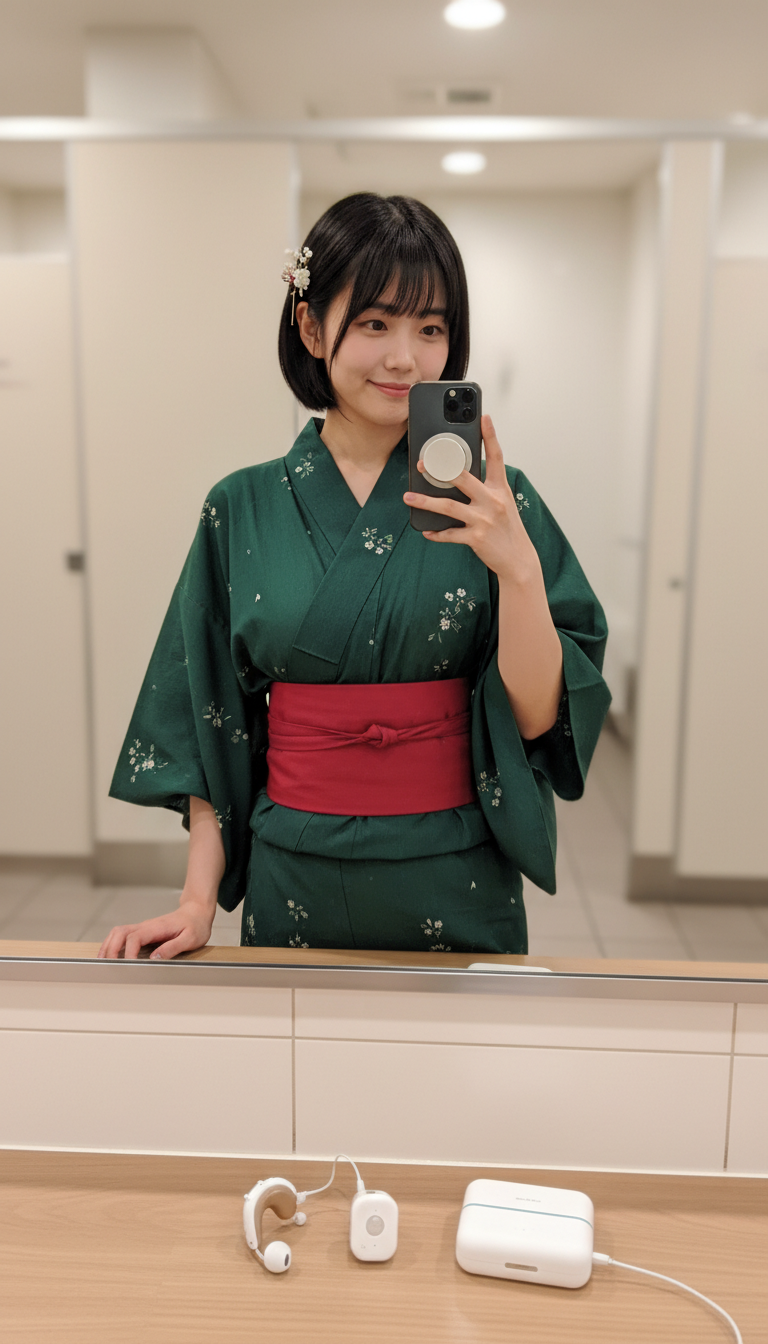 OTC hearing aids with AI speech isolation - lifestyle photo