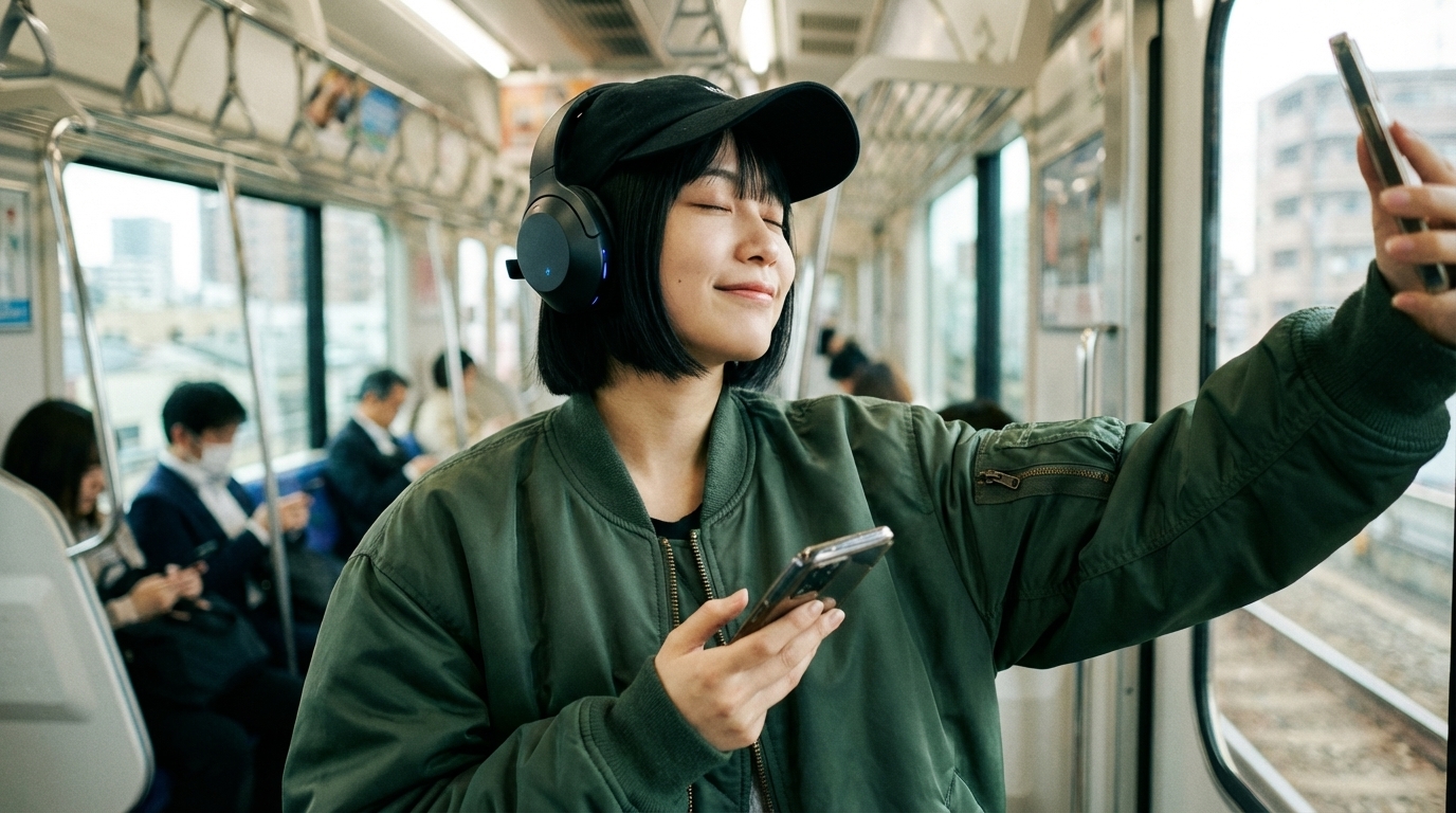 EEG-integrated focus headphones 2026 - lifestyle photo