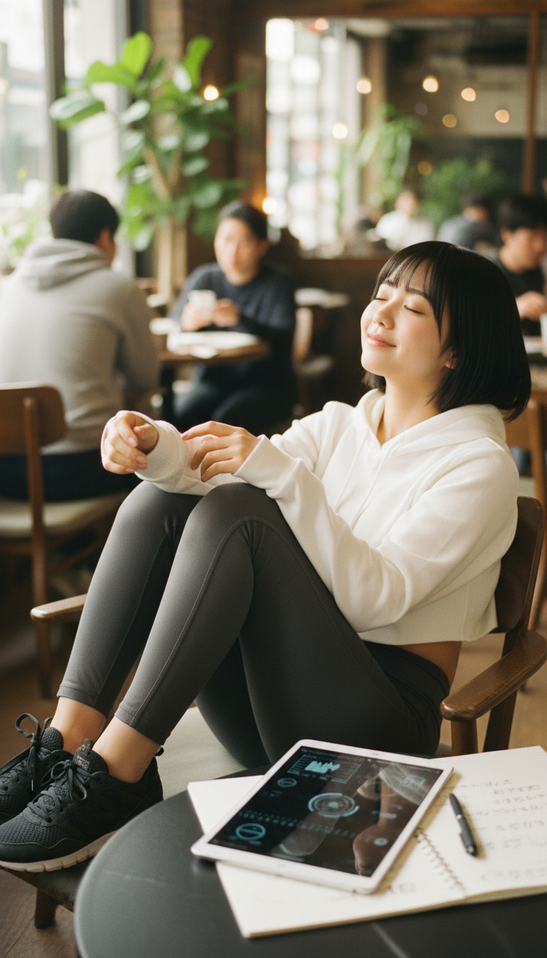 home endocrine-tracking smart mirrors - lifestyle photo