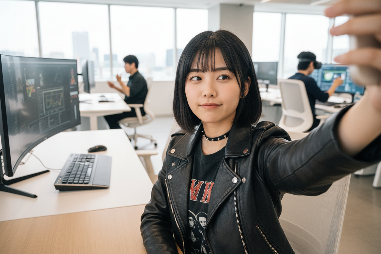 Spatial computing ergonomic furniture for VR offices - lifestyle photo